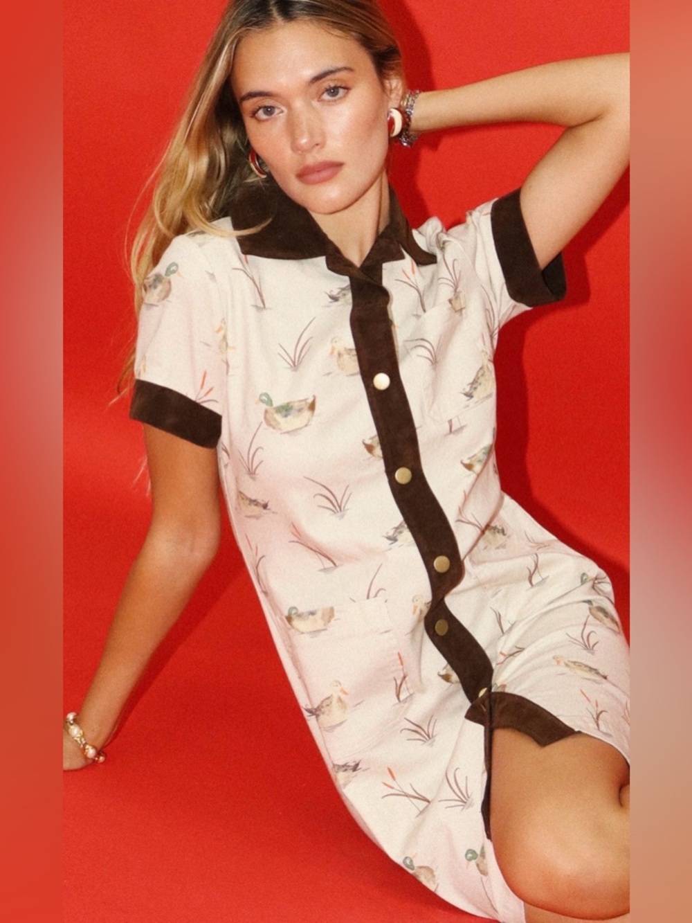 Bailey Rose - Duck Hunt Mini Retro Dress